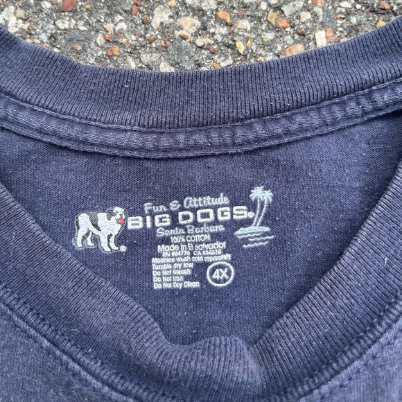 Vintage Big Dogs Tee Sz 4XL - Picture 2 of 4
